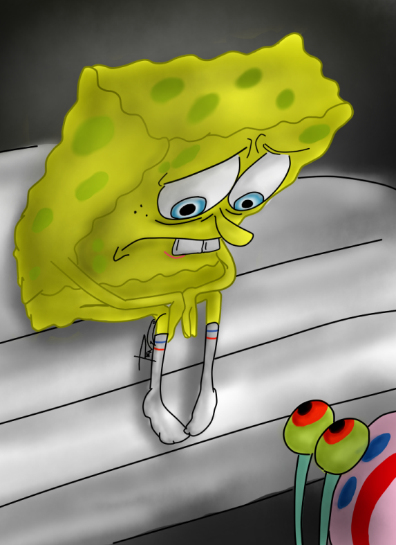 SpongeBob Sad by zmcdonald09 on DeviantArt