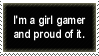 Girl-Gamer Stamp by BowChickaBowWow