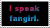 Fangirl Stamp