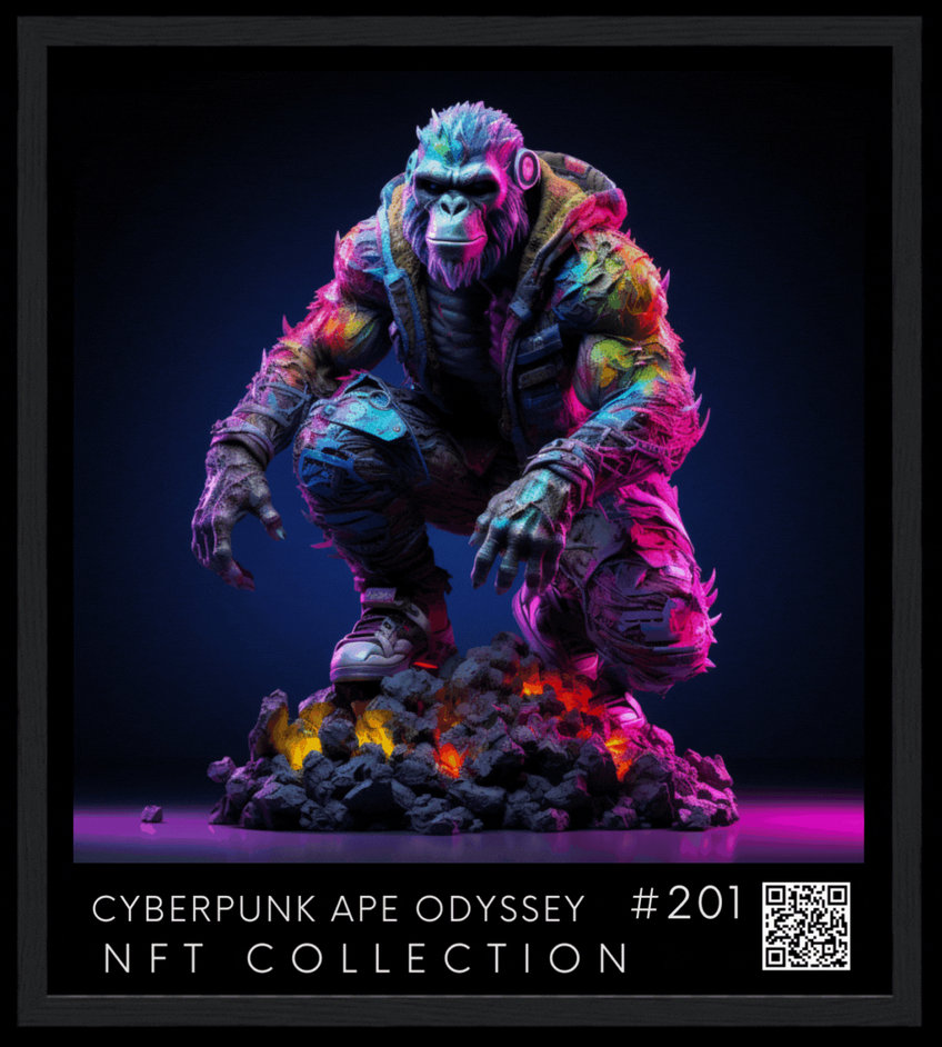 Pink Nft Cyberpunk Ape Odyssey #201 NFT by CarlParis on DeviantArt