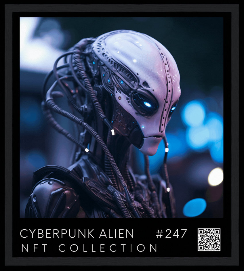 Cyberpunk Alien NFT #247 by CarlParis on DeviantArt