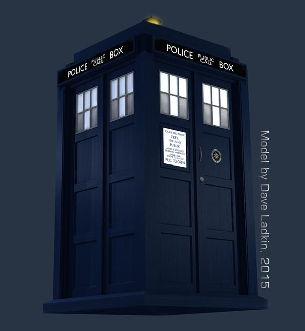 11th12th Doctor�s TARDIS exterior (CG model) by 11th12th Doctor�s TARDIS exterior (CG model) by