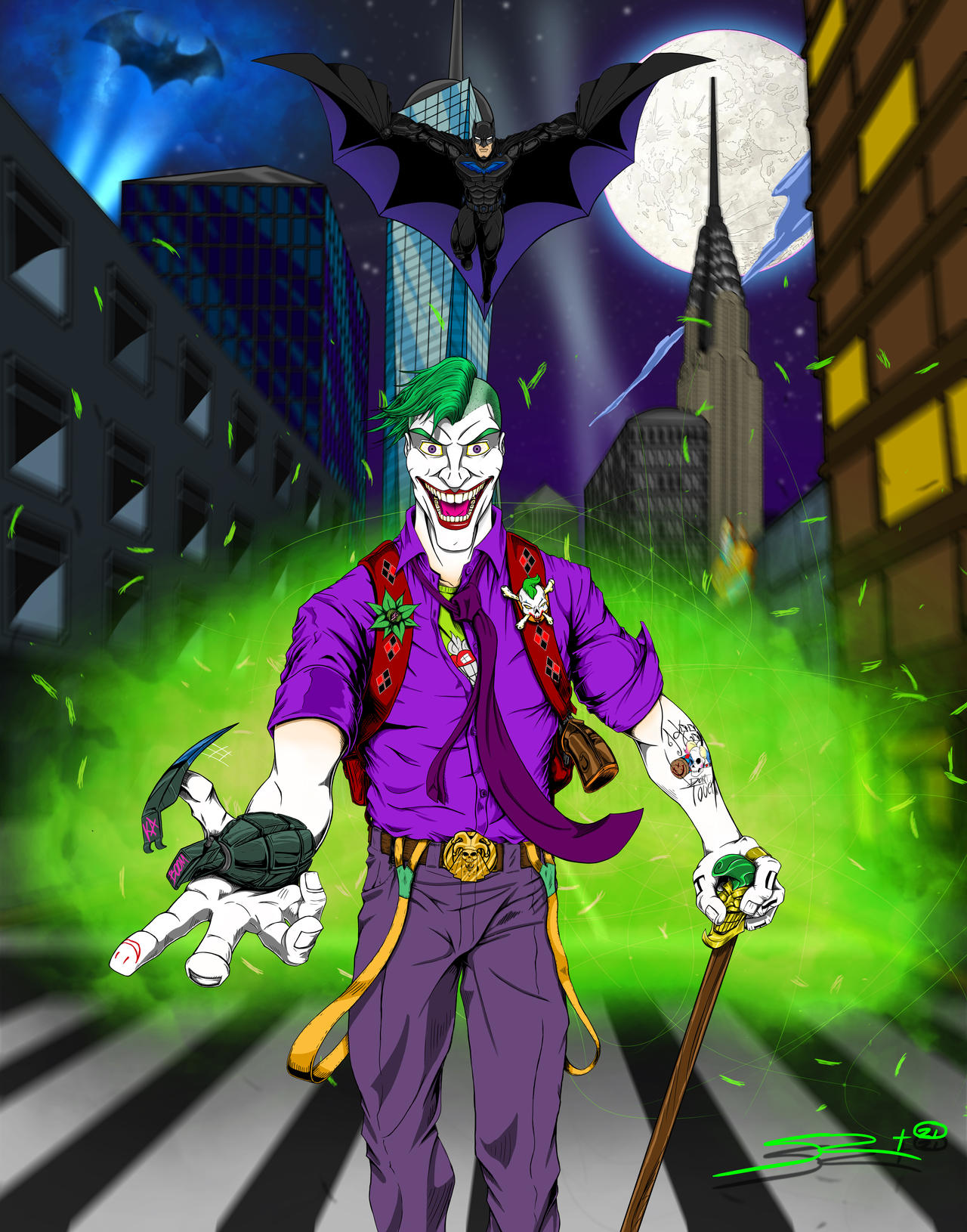 Joker Bats Redesigned by TomStrong28 on DeviantArt