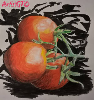 Art Class: Tomatoes in the Dark by ArtistGT