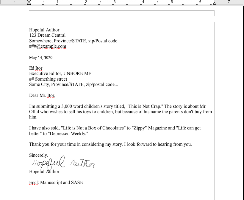 How To Write A Cover Letter Short Story Shouldirefinancemyhome