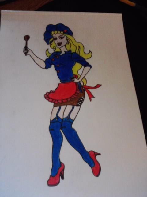 Pin Up Girl - Chef