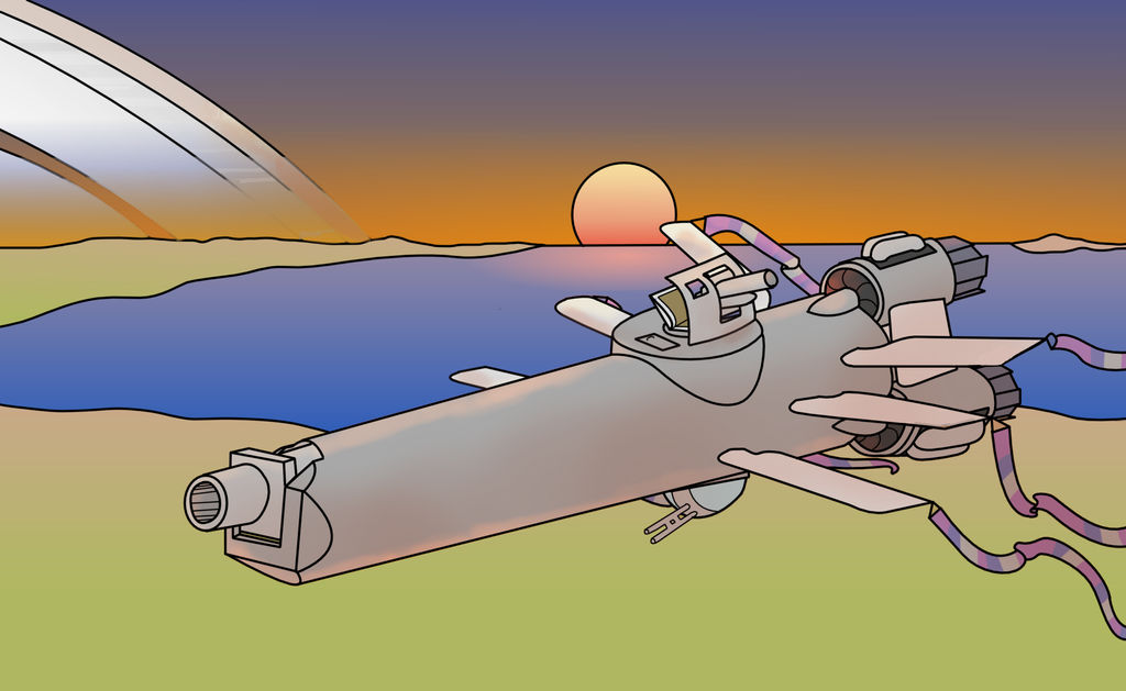 south arcean airturret class Ashanti airship by Pachumaster on DeviantArt