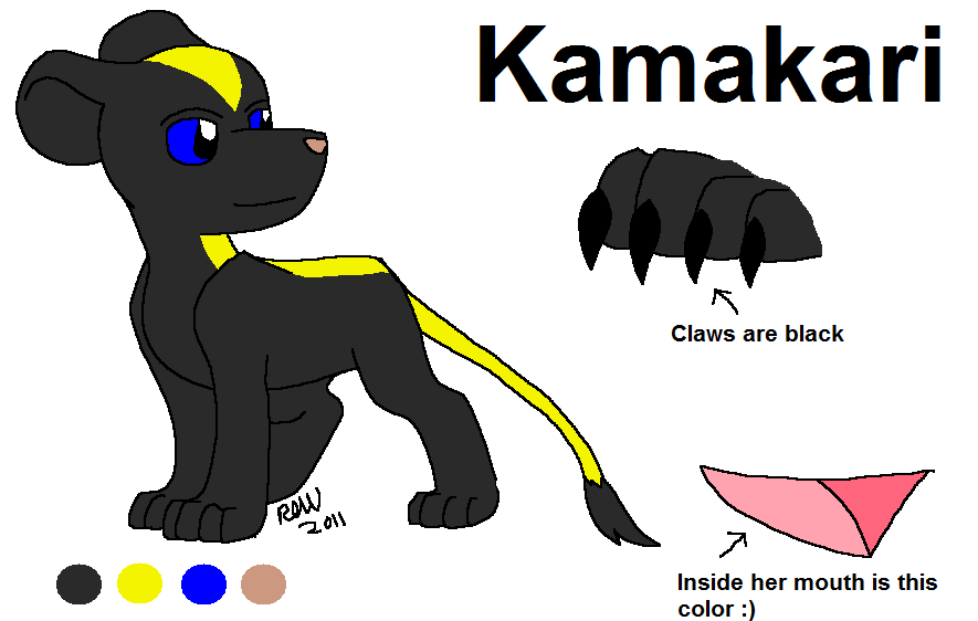 Kamakari Character Sheet 2011