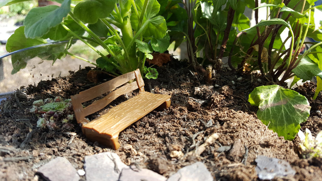 Miniature Park Bench By Blodynbach On Deviantart