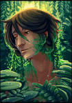Moss Cradel by painted-bees