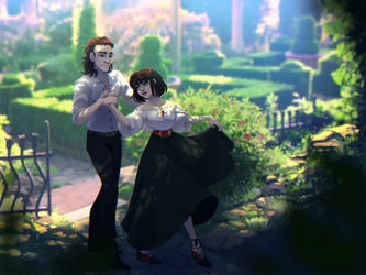 Illustration commission for Nifty-boy! by painted-bees