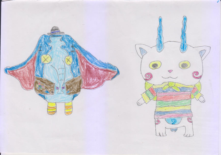 Inside Out/Yo-Kai Watch: Fidgephant and Komasan by Freezerpiano on ...