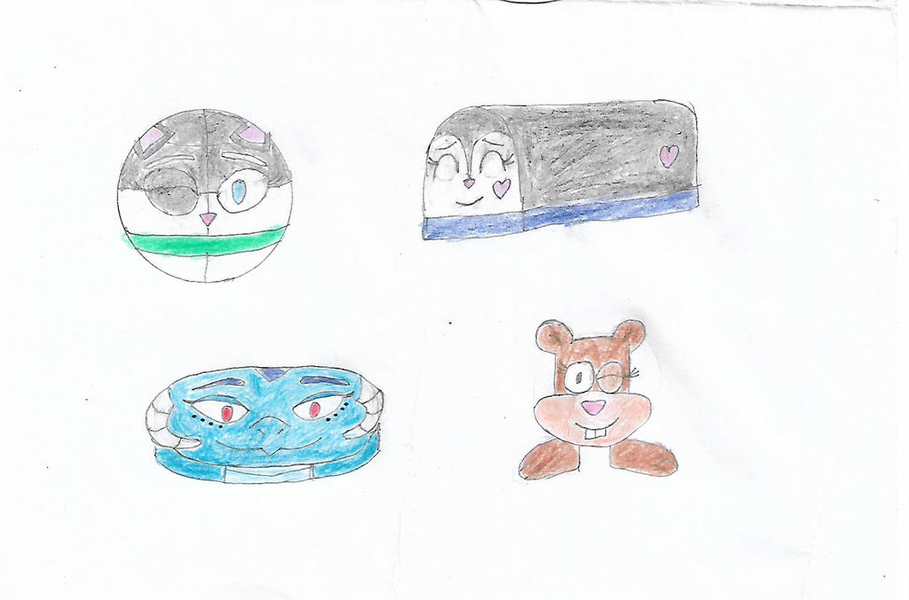 Random TF'd anthro gals by FlashwingParhelion on DeviantArt