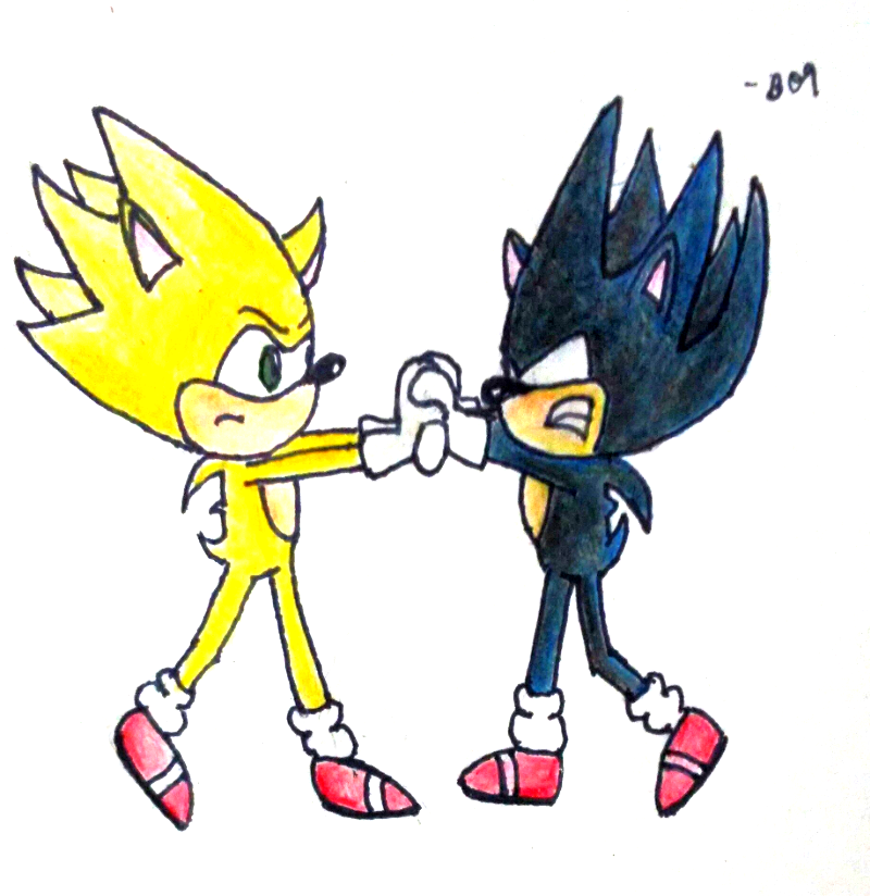 Quem é mais forte super sonic ou dark Sonic?