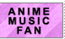 Anime Music Fan Stamp