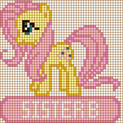 Fluttershy Cross Stitch Design by moonprincessluna on DeviantArt