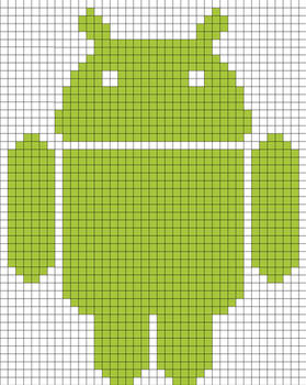 Android Logo Cross Stitch Pattern