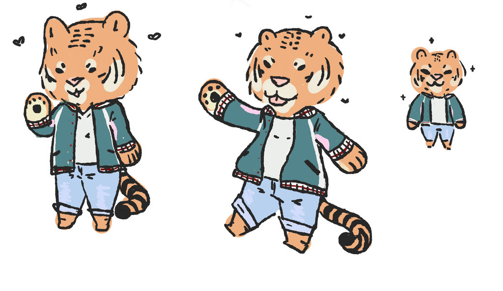 Lil Tiger Boi by tesstriestoart