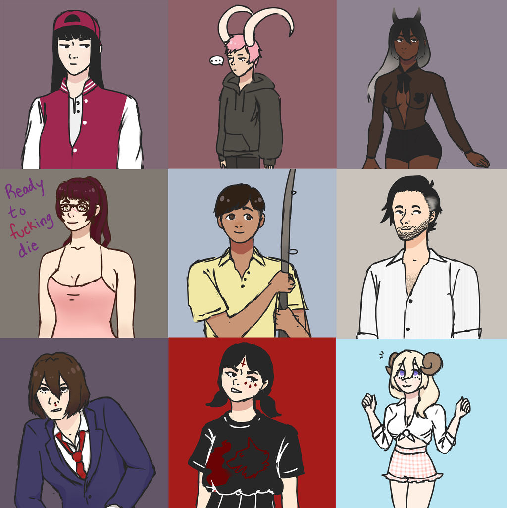 Spring Break Sketch Dump 1 by tesstriestoart
