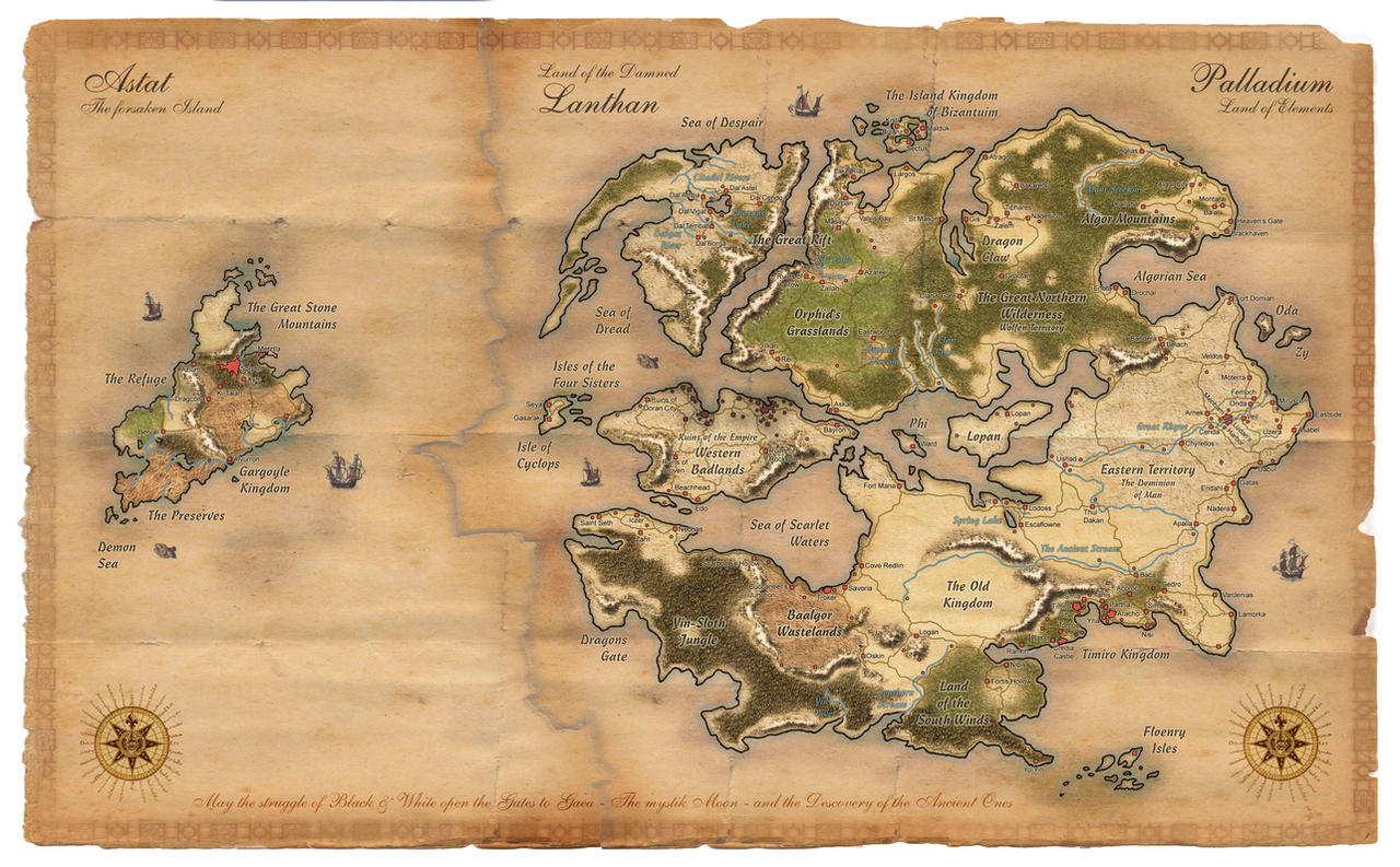 Palladium Fantasy Worldmap