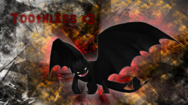 Fiery Toothless : Widescreen