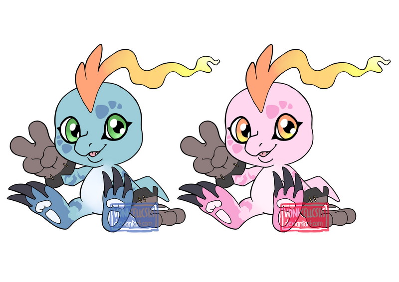 Navimon + PinkNavimon | DIGIMON OC by VonKellcsiis on DeviantArt