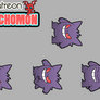Gengar Shimeji - Wall-walking WIP| w Cachomon