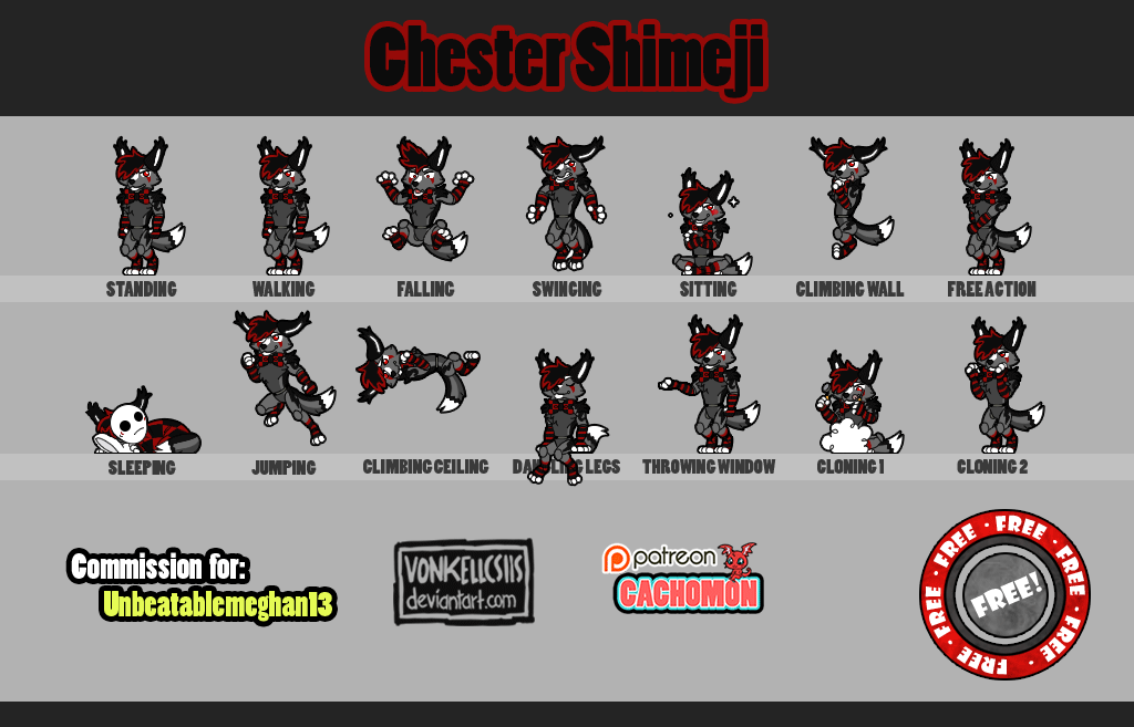 Chester Shimeji | COMMISSION