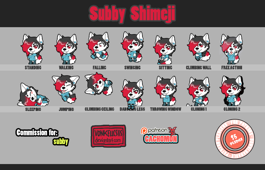 Subby Shimeji | COMMISSION