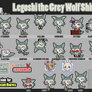 Legoshi the Grey Wolf Shimeji | COMMISSION