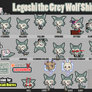 Legoshi the Grey Wolf Shimeji | COMMISSION