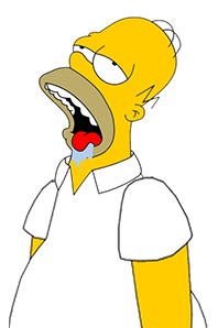 Homer Simpson Drooling By Dondrug On Deviantart Homer Simpson Drooling By Dondrug On Deviantart