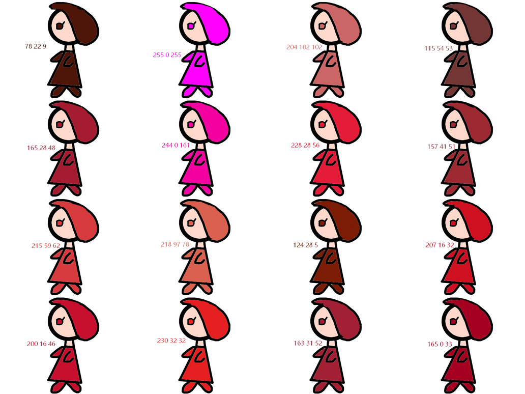 Different Shades Of Red 6 By Sleepstar On DeviantArt different-shades-of-red-6-by-sleepstar-on-deviantart