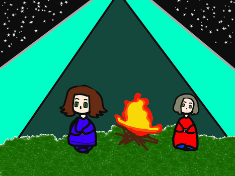 Camping with friends