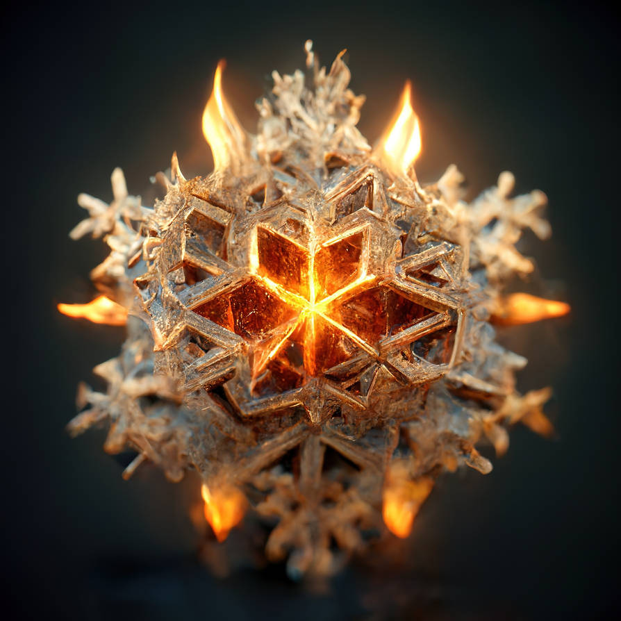 Burning Snowflake (6) by ClubhouseConvos on DeviantArt