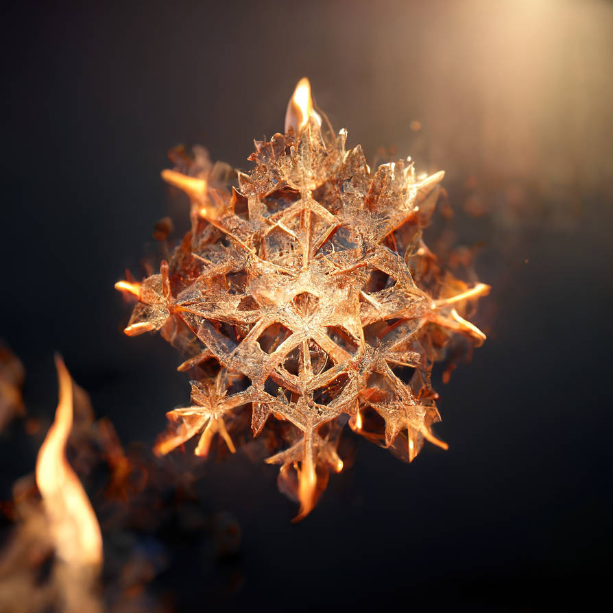 Burning Snowflake (7) by ClubhouseConvos on DeviantArt