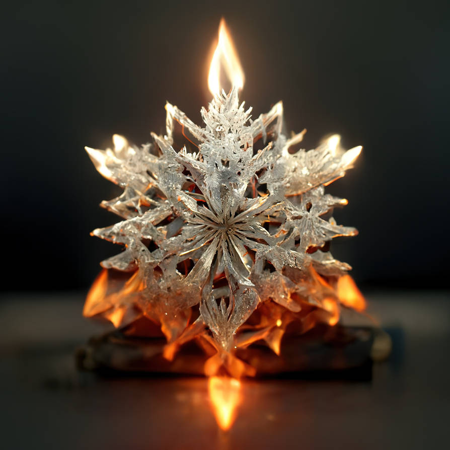 Burning Snowflake (10) by ClubhouseConvos on DeviantArt