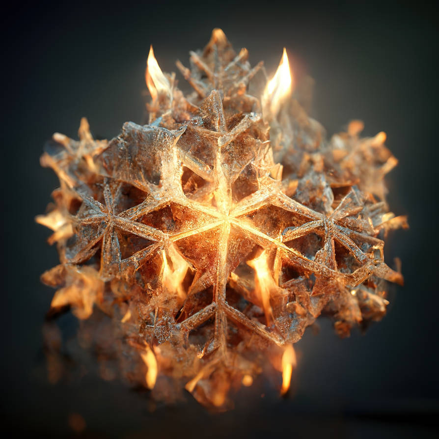 Burning Snowflake (11) by ClubhouseConvos on DeviantArt