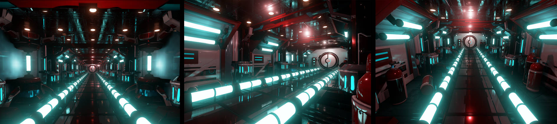 Sci-Fi Hallway--Clean version
