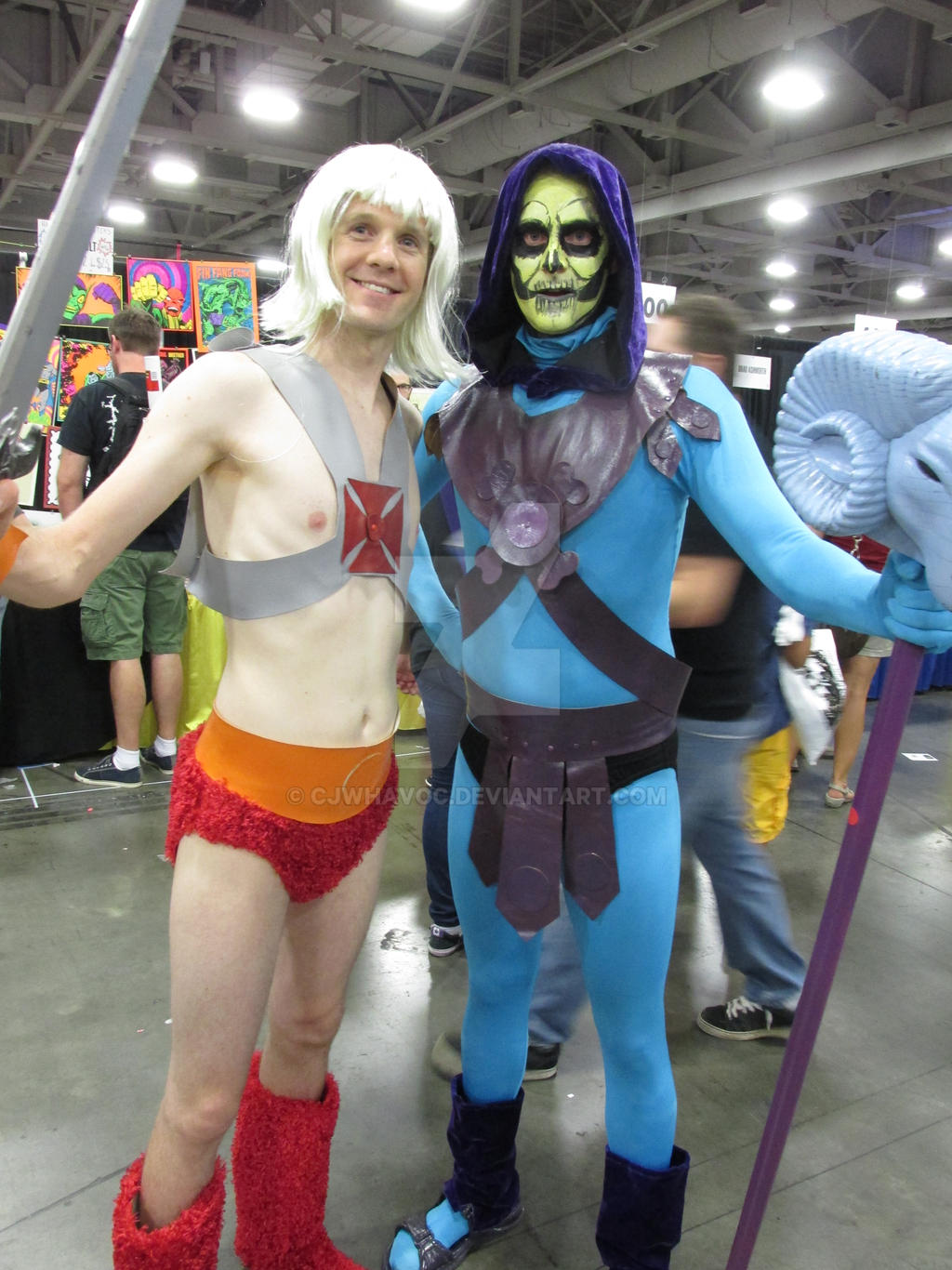 He-man and Skeletor