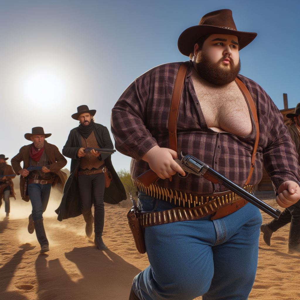 Wild Ride Fat Big, Big Belly in a Wild, Wild West by ChubbyTails on DeviantArt
