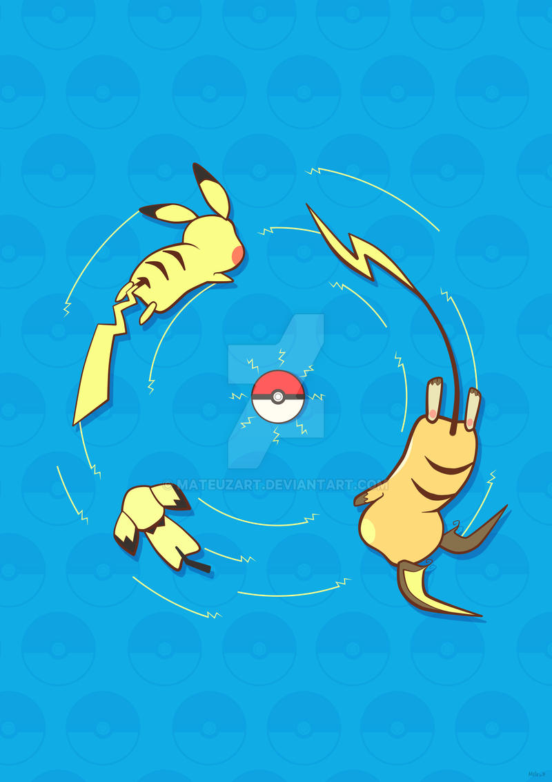 Pikachu Evolution Line by Crestyverse on DeviantArt