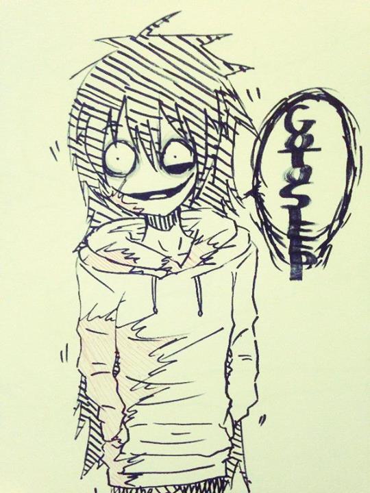 Jeff The Killer.Sketch-Go To Sleep.