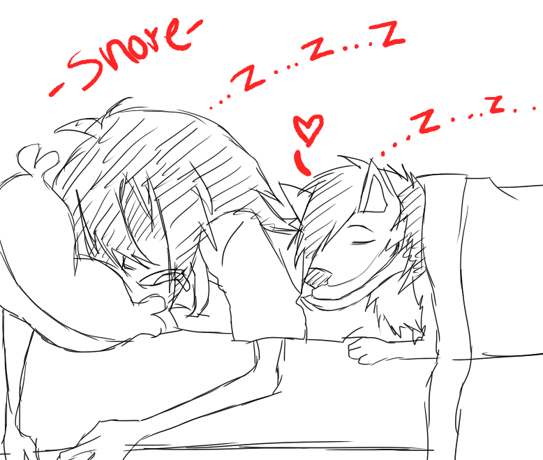 Jeff The Killer and Smile's Sleep Time-Sketch.