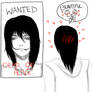 Jeff The Killer's Wanted Poster.