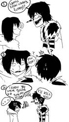 Jeff The Killer and Laughing Jack-Comic 15