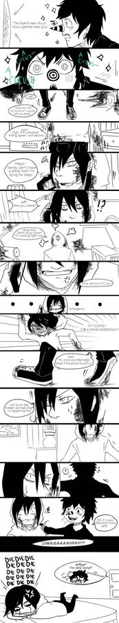 Jeff The Killer and Laughing Jack-Comic 20