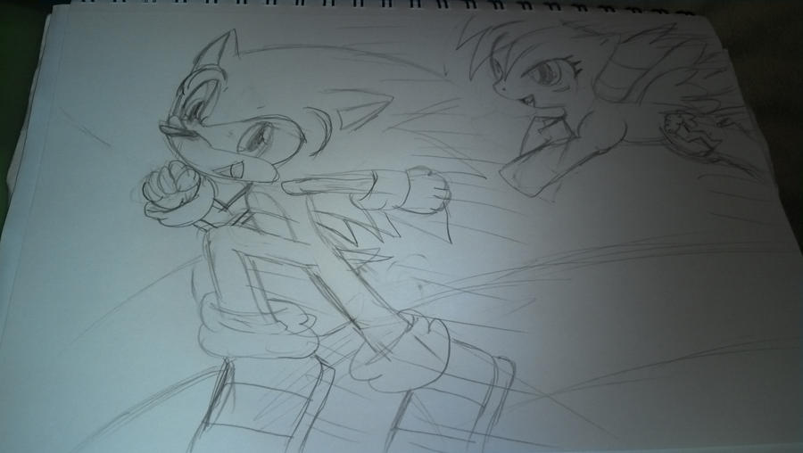 sonic vs rainbow sketchi