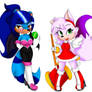 Punky And Sparkle As Rouge And Amy