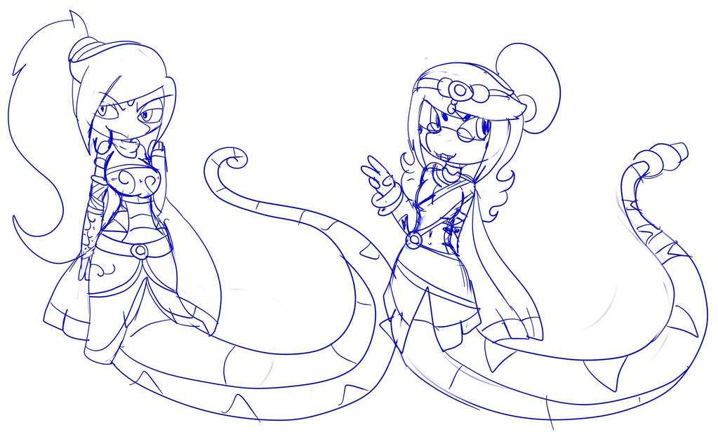 Snake sisters WIP